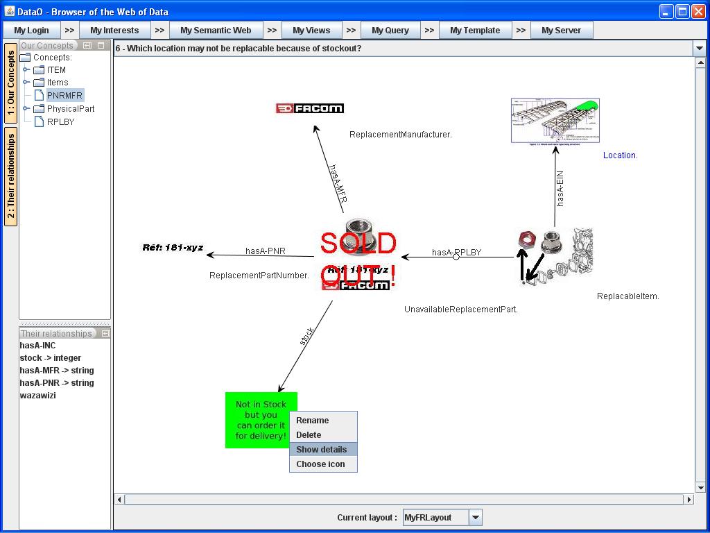 Visual SPARQL endpoint