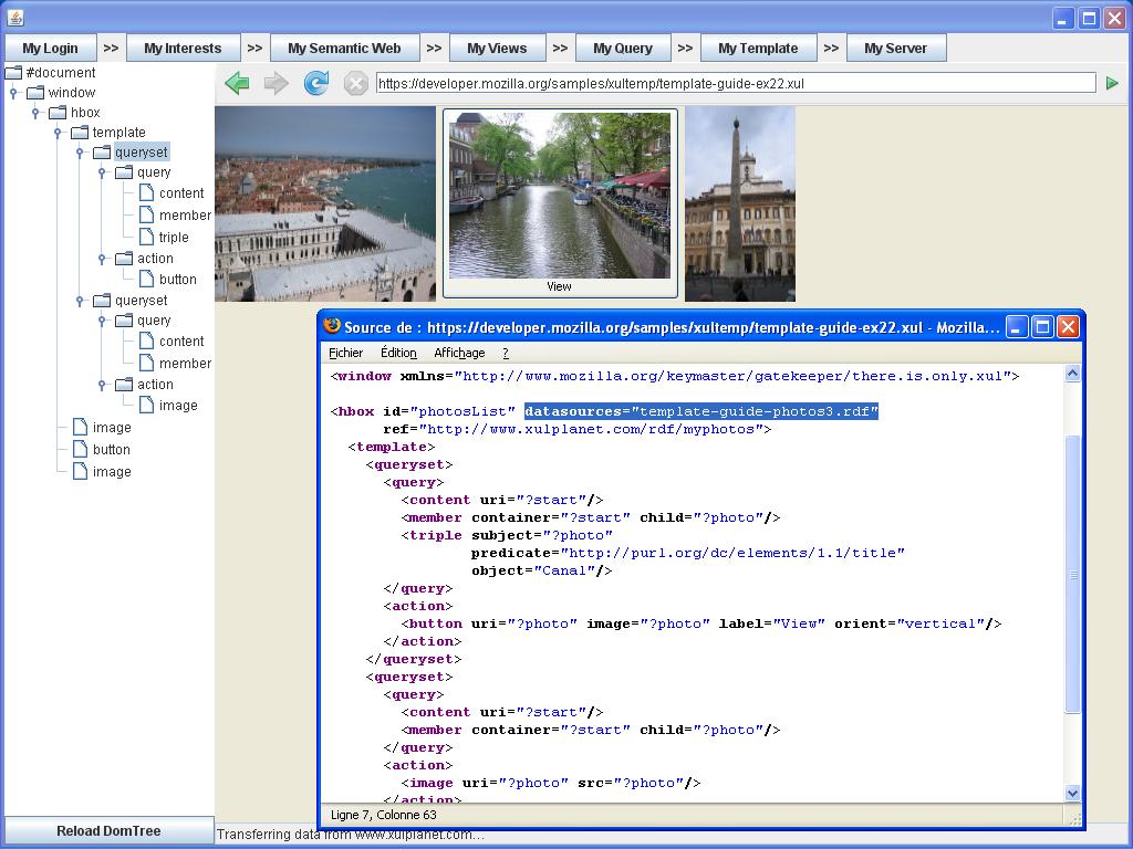 Visual SPARQL endpoint